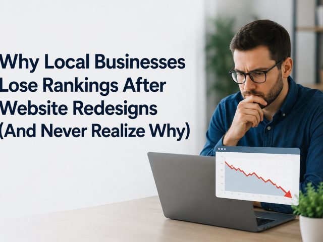 Why Local Businesses Lose Rankings After Website Redesigns (And Never Realize Why)