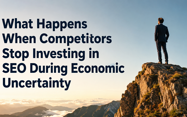 What Happens When Competitors Stop Investing in SEO During Economic Uncertainty
